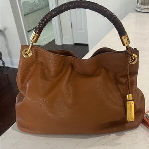 Michael Kors Tan Leather Shoulder Bag
